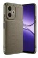Newface Oppo A5 Pro 4G Kılıf Auto Focus Karbon Kapak - Kahverengi
