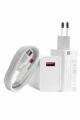 Beyaz Ultra Plus Hızlı Şarj Seti Şarj Adaptörü ve Kablosu 67W
