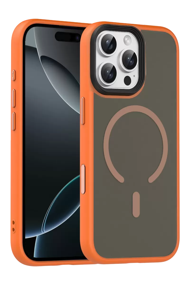 Joko Apple iPhone 16 Pro Max Megane Magsafe Kapak - Turuncu