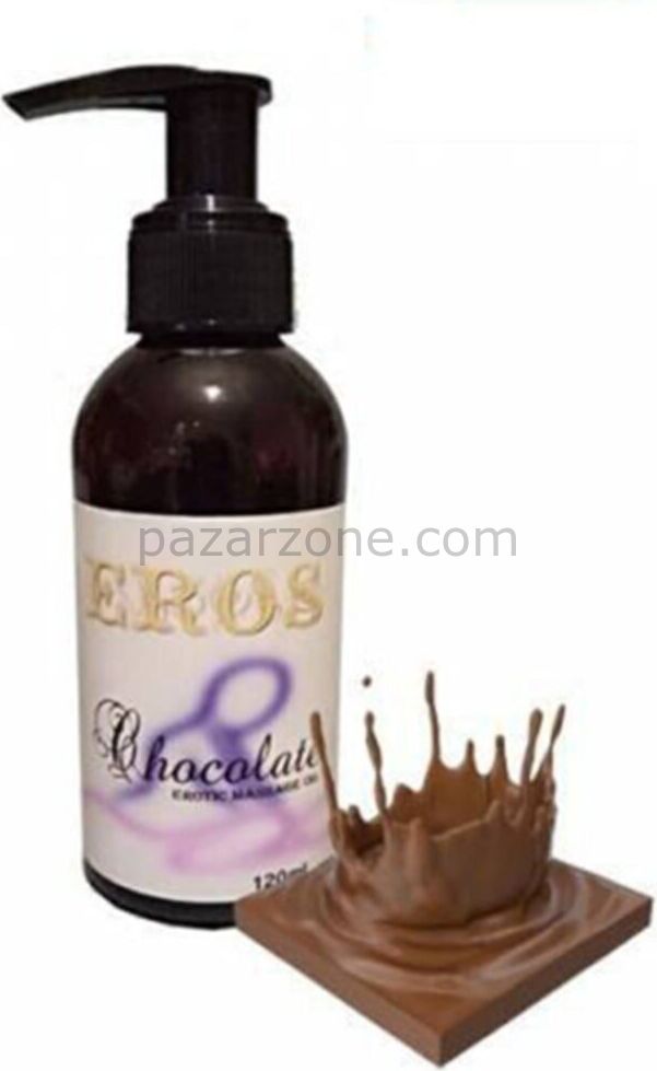 Eros Hologramlı Chocolate Erotic Massage Oil 120ml Çikolata Kokulu  Masaj Yağı