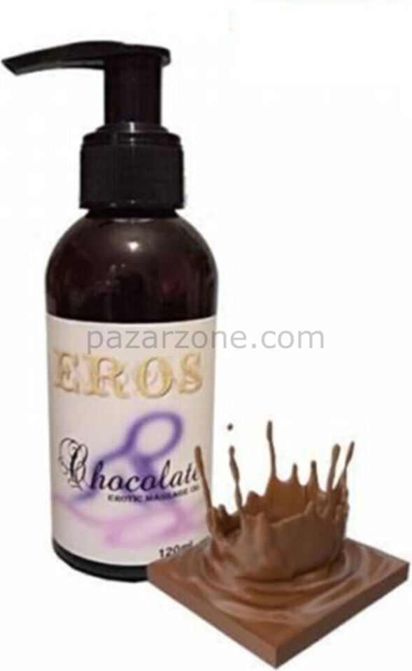 Eros Hologramlı Chocolate Erotic Massage Oil 120ml Çikolata Kokulu  Masaj Yağı