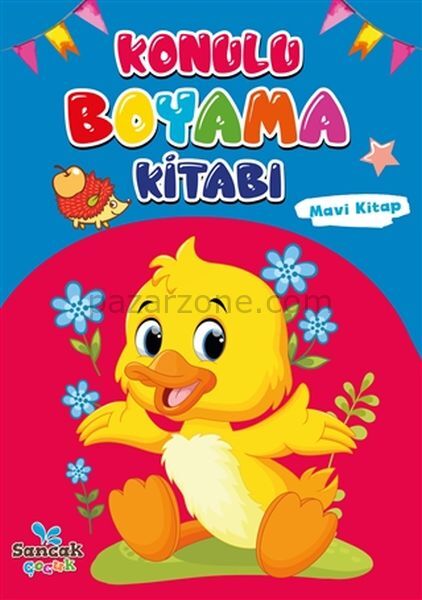 Konulu Boyama Kitabı - Mavi Kitap