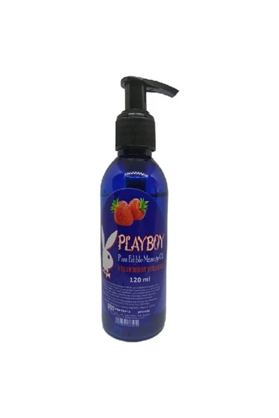 PLAYBOY PURE EDIBLE MASSAGE OIL ÇİLEKLİ MASAJ YAĞI 120ML