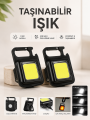 TAŞINABİLİR IŞIK 3 IŞIK MODLU USB ŞARJ ÖZEELİĞİNE SAHİP