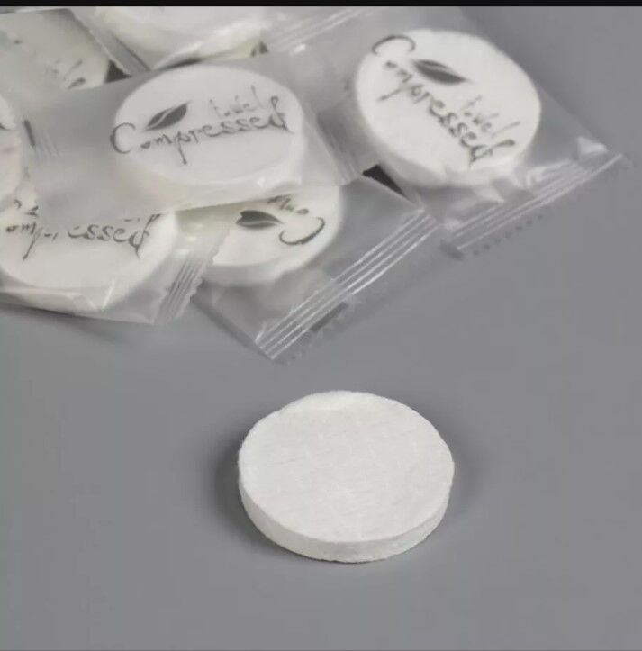 Suda Büyüyen Sıkıştırılmış Mendil 20 Adet