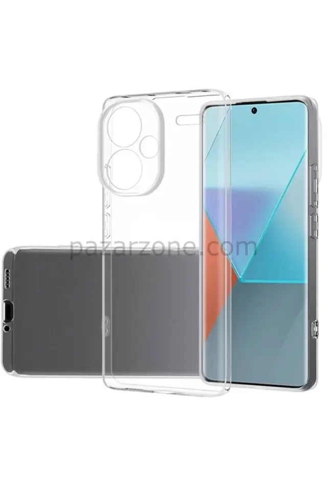 Newface Xiaomi Redmi Note 13 Pro Plus Kılıf Lüx Şeffaf Silikon