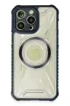 Newface Apple iPhone 14 Pro Kılıf Prag Magneticsafe Kapak - Lacivert