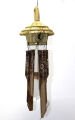 Hasır Kuş Yuvalı Bambu Çan 50 cm