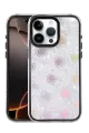 Newface Apple iPhone 15 Pro Max Lumi Desenli Kapak - Siyah