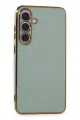 Newface Samsung Galaxy S24 Plus Kılıf Volet Silikon - Açık Yeşil
