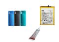 REDMİ 9A ARKA BATARYA KAPAĞI ,BATARYA VE B7000 YAP
