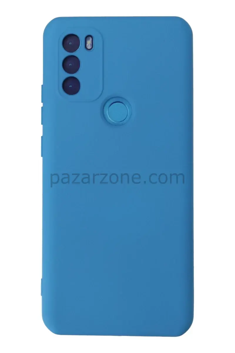 Newface General Mobile GM 21 Plus Kılıf Nano içi Kadife Silikon - Mavi