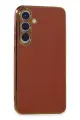 Newface Samsung Galaxy S24 Plus Kılıf Volet Silikon - Kırmızı