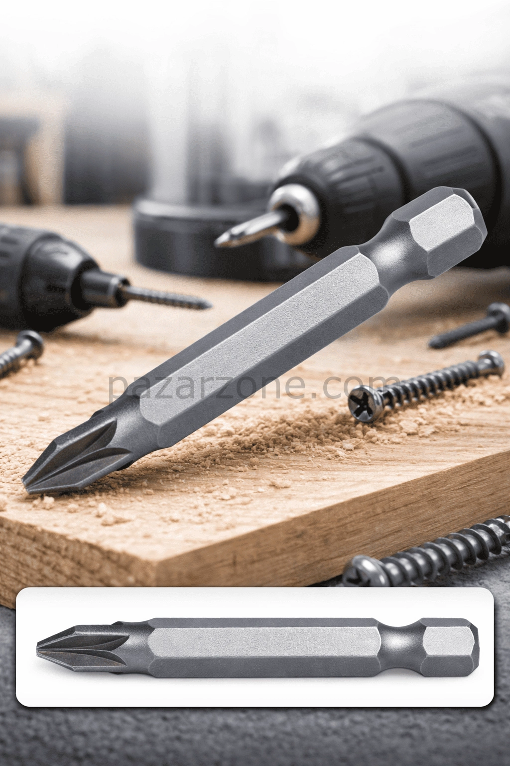 50 Mm Yıldız Uçlu Tornavida Bits