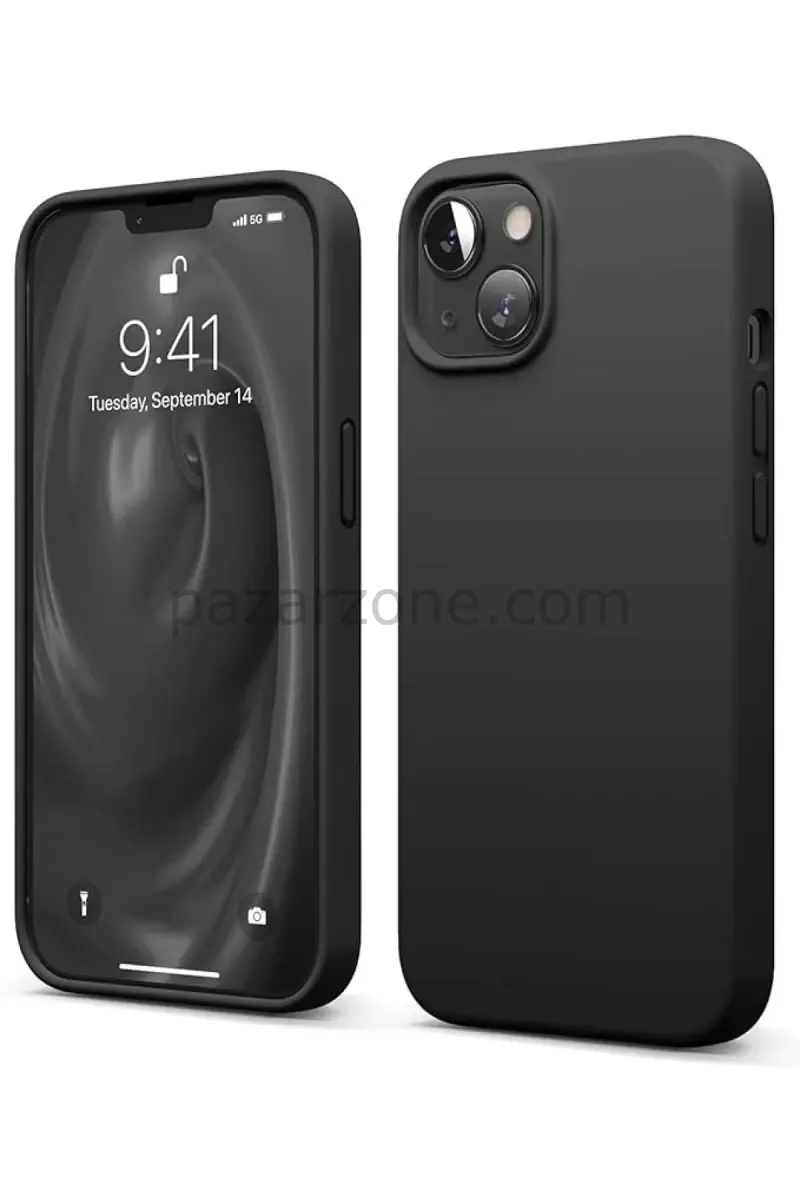 Newface Apple iPhone 14 Kılıf First Silikon - Siyah