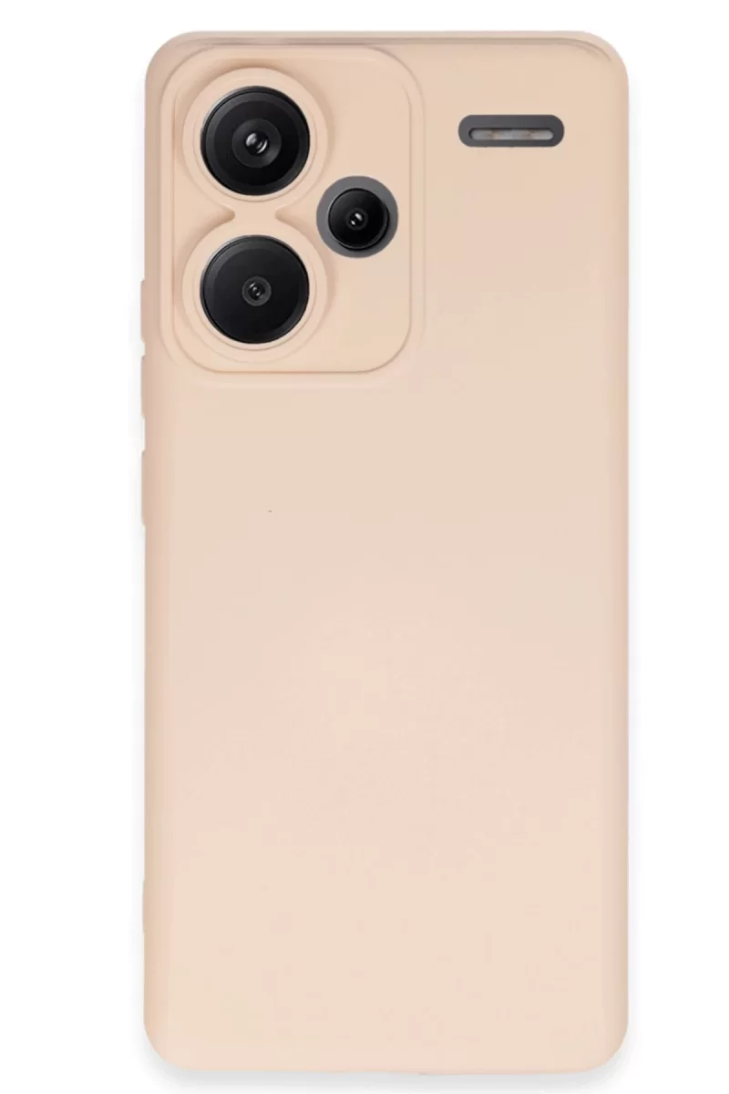 Newface Xiaomi Redmi Note 13 Pro Plus Kılıf Nano içi Kadife Silikon - Pudra