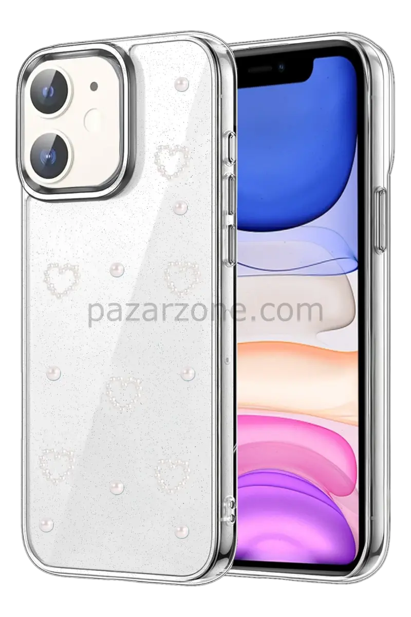 Newface Apple iPhone 12 Fiyonk Desenli Kapak - Desen 10