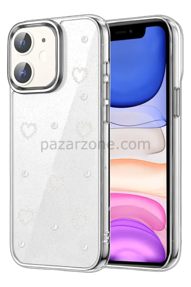 Newface Apple iPhone 12 Fiyonk Desenli Kapak - Desen 10