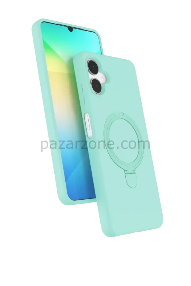 Newface Samsung Galaxy A06 Regal Magsafe Standlı Kapak - Su Yeşili