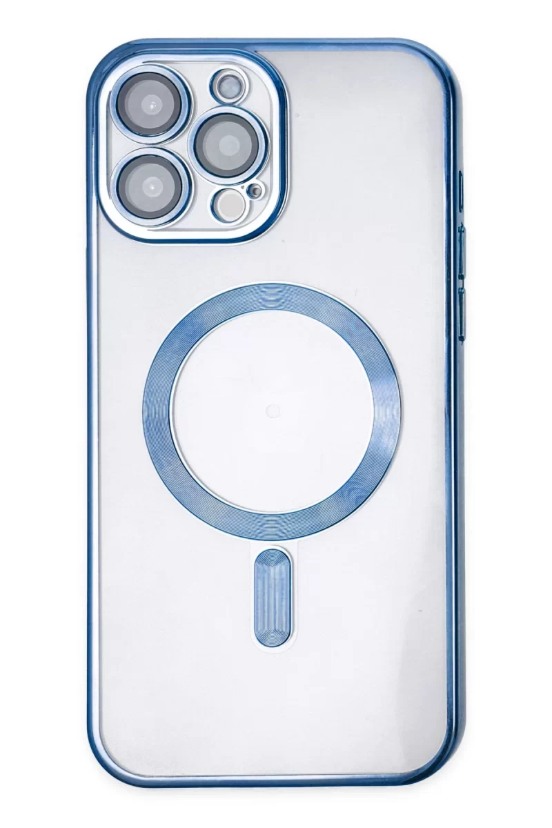 Newface Apple iPhone 14 Pro Kılıf Kross Magneticsafe Kapak - Sierra Blue