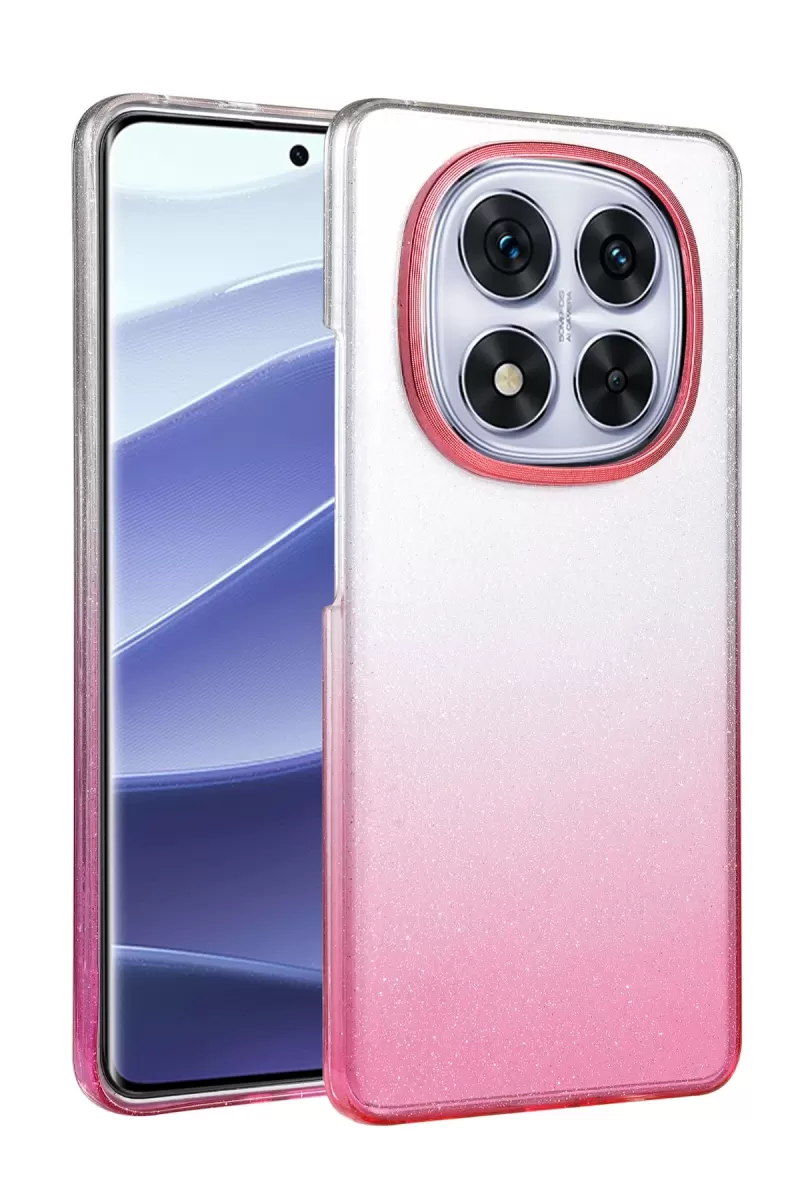 Newface Xiaomi Redmi Note 14 Pro Plus Glossy Kapak - Pembe