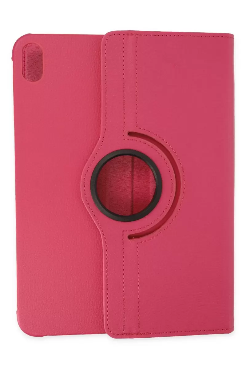 Newface Apple iPad 2022 10.9 (10.nesil) Kılıf 360 Tablet Deri Kılıf - Pembe