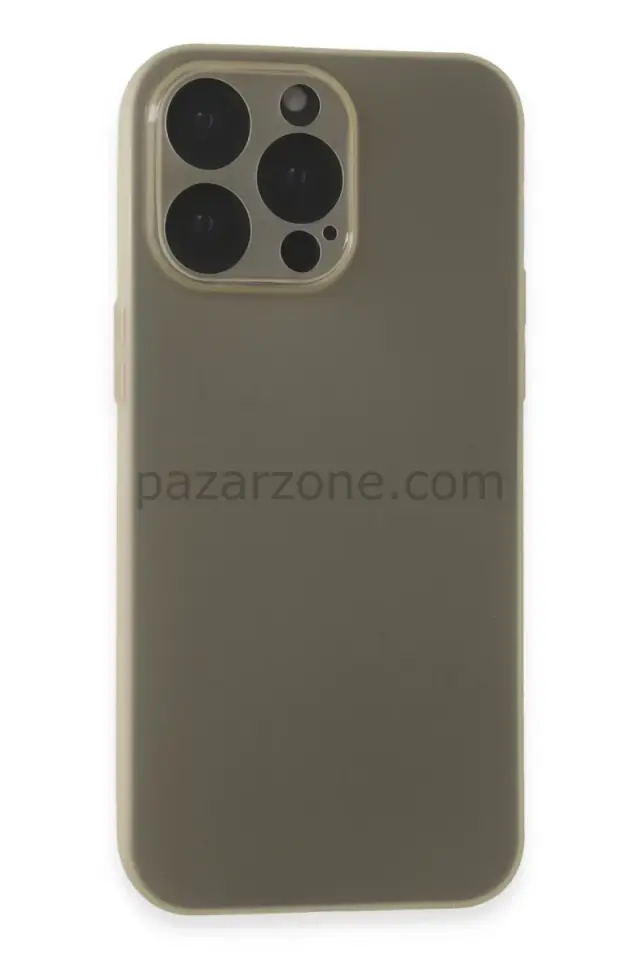 Newface Apple iPhone 15 Pro Max Kılıf Puma Silikon - Titan Gri