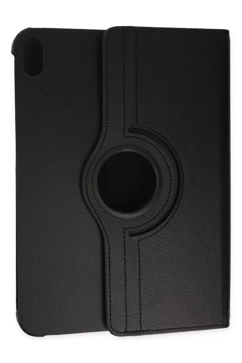 Newface Apple iPad 2022 10.9 (10.nesil) Kılıf 360 Tablet Deri Kılıf - Siyah
