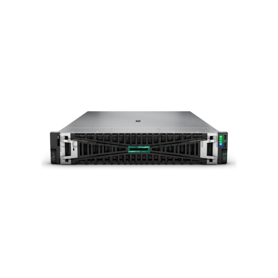 HP P71674-425, DL380, GEN11, Intel Xeon Silver 4510, 2x32Gb DDR5 RDIMM Ram, 2x960Gb SSD Disk, MR408i-o NC 8SFF, 2x1000W Power, 2U RACK, SERVER