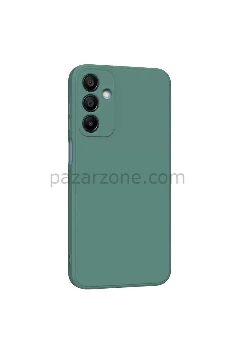 Newface Samsung Galaxy A25 5G Kılıf First Silikon - Koyu Yeşil