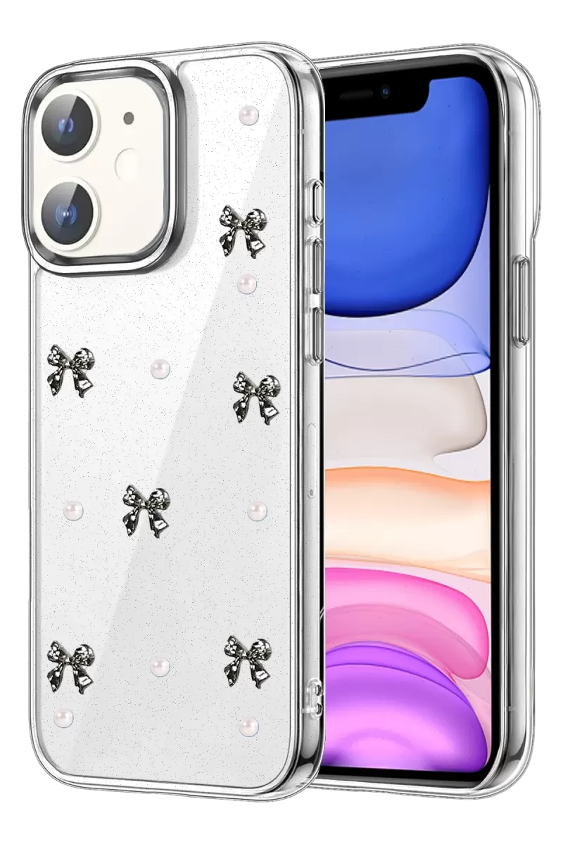 Newface Apple iPhone 12 Fiyonk Desenli Kapak - Desen 8