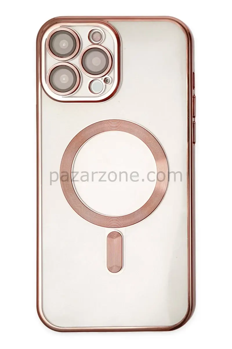 Newface Apple iPhone 14 Pro Kılıf Kross Magneticsafe Kapak - Rose
