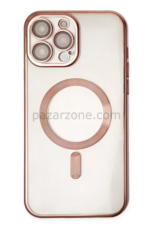 Newface Apple iPhone 14 Pro Kılıf Kross Magneticsafe Kapak - Rose