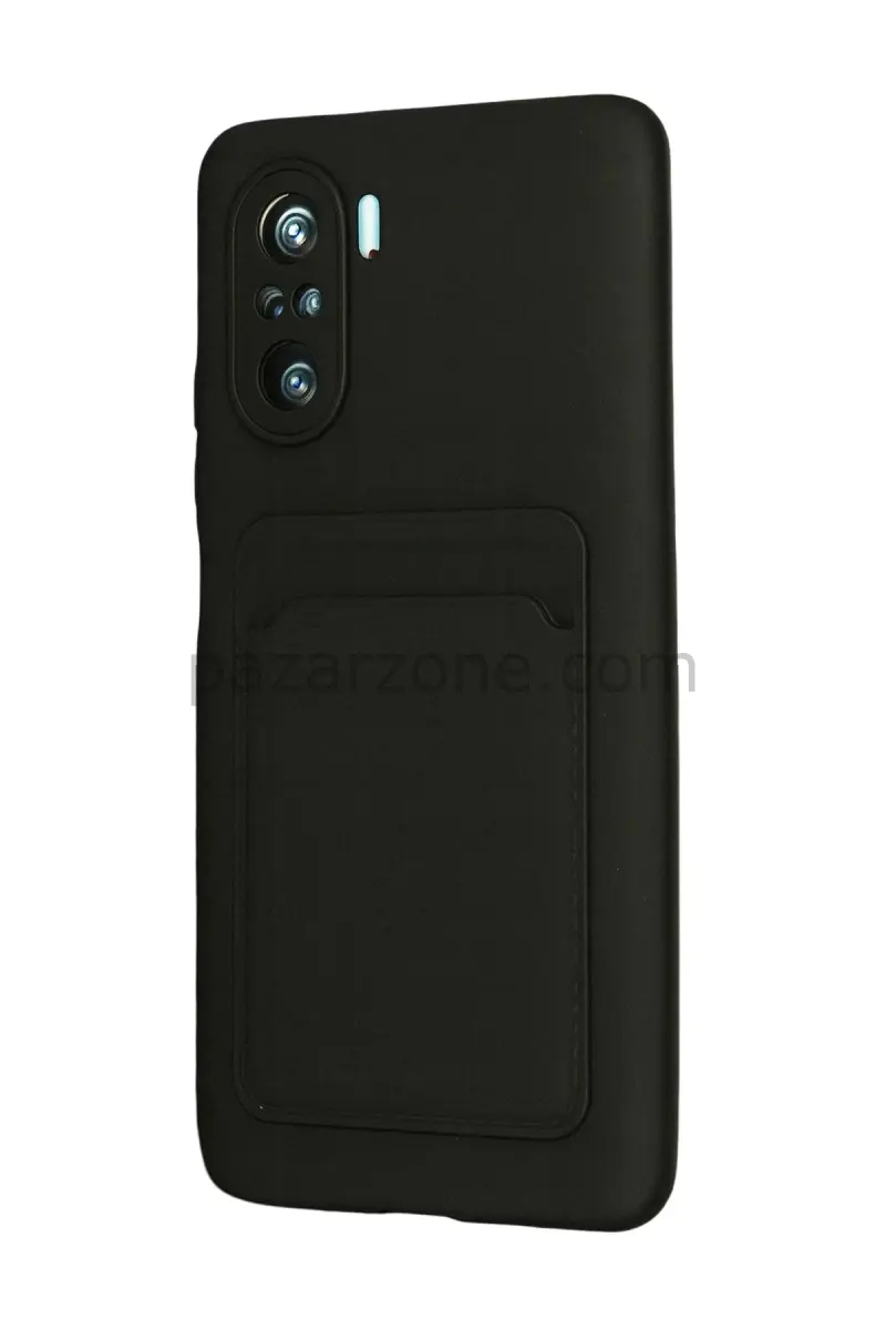 Newface Xiaomi Mi 11i Kılıf Kelvin Kartvizitli Silikon - Siyah