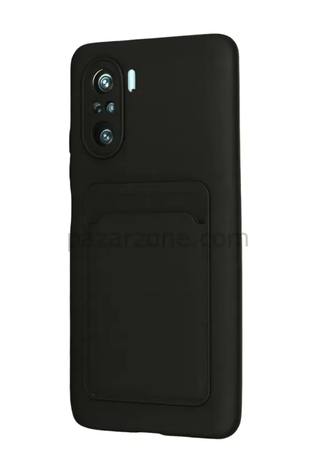 Newface Xiaomi Mi 11i Kılıf Kelvin Kartvizitli Silikon - Siyah