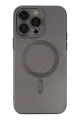 Newface Apple iPhone 13 Pro Kılıf Moshi Lens Magneticsafe Silikon - Füme