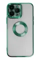 Newface Apple iPhone 14 Pro Kılıf Slot Silikon - Köknar Yeşili