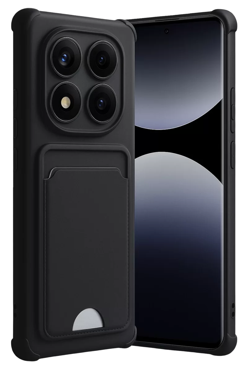Newface Xiaomi Redmi Note 14 Pro Plus Kelvin Kartvizitli Silikon - Siyah