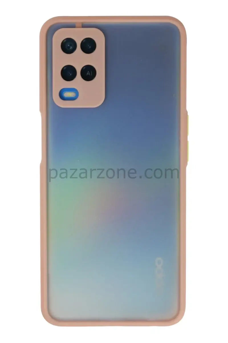 Newface Oppo A54 4G Kılıf Montreal Silikon Kapak - Pembe
