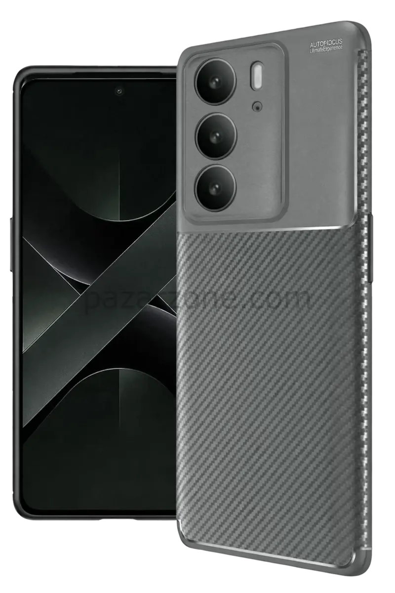 Newface Realme C75 4G Auto Focus Karbon Kapak - Gri