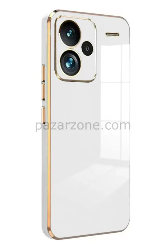 Newface Xiaomi Redmi Note 13 Pro Plus Kılıf Volet Silikon - Beyaz