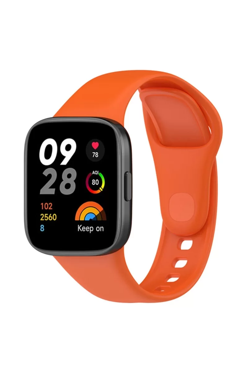 Newface Xiaomi Redmi Watch 3 Klasik Kordon - Turuncu