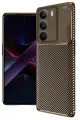 Newface Realme C75 4G Auto Focus Karbon Kapak - Kahverengi