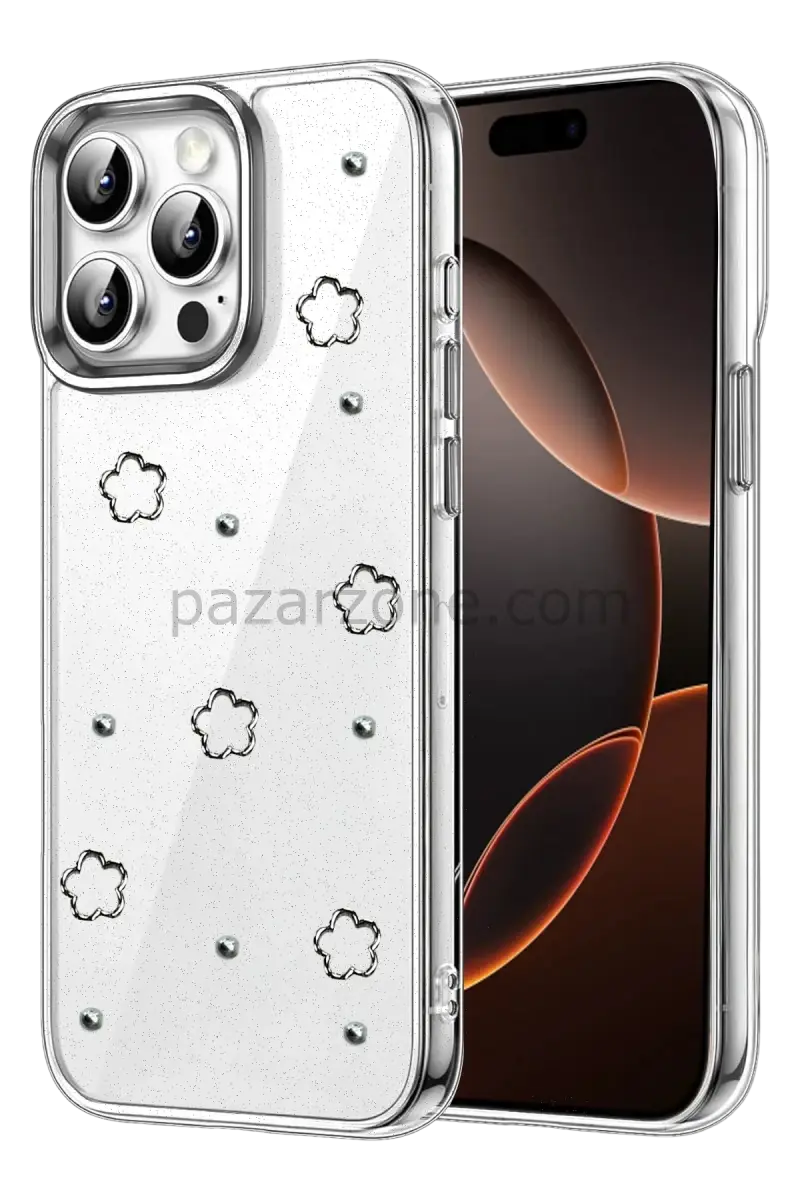 Newface Apple iPhone 14 Pro Max Fiyonk Desenli Kapak - Desen 2