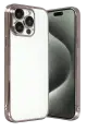 Newface Apple iPhone 15 Pro Max Razer Lensli Silikon - Titan Gri