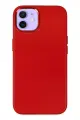 Newface Apple iPhone 12 Kılıf Asya Deri Silikon - Kırmızı