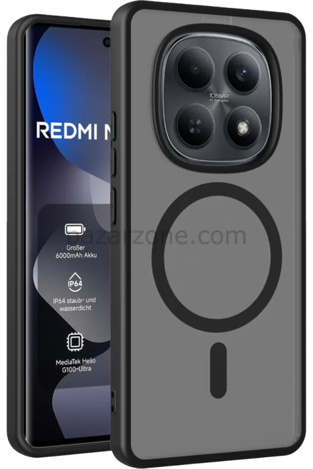Joko Xiaomi Redmi Note 15 4G Jota Magsafe Kapak - Siyah