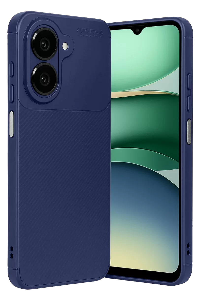 Newface Samsung Galaxy A07 4G Auto Focus Karbon Kapak - Lacivert