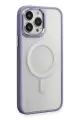 Newface Apple iPhone 15 Pro Max Kılıf Room Magneticsafe Silikon - Lila