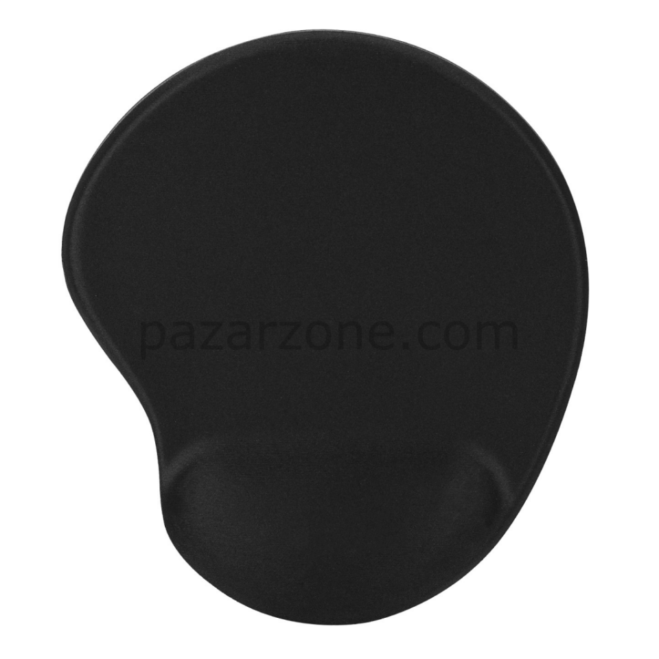 ADDISON 300521, 250x197x5mm, Bilek Destekli, Mouse Pad (Siyah)